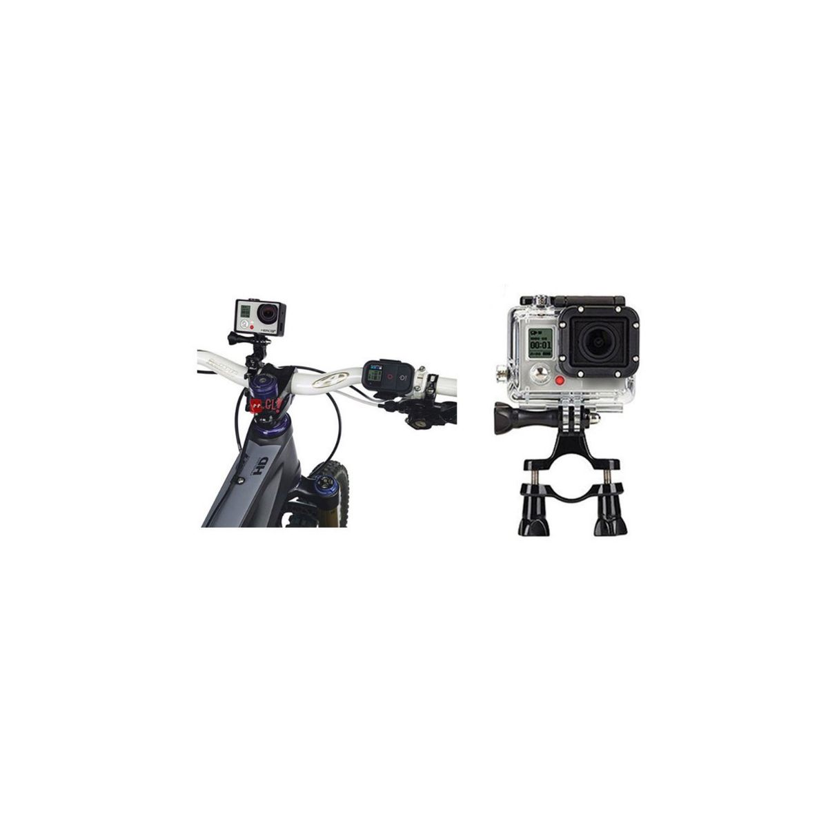 PUNTO STORE - Soporte De Bicicleta O Moto Para Gopro - Ps