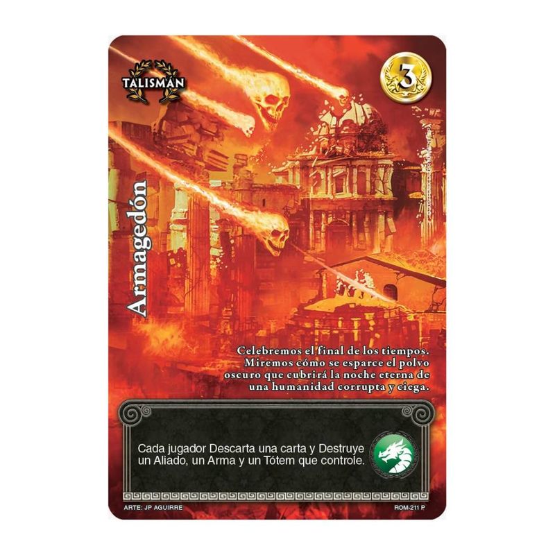 MITOS Y LEYENDAS - Carta Promo Armagedon Furia Ext Myl