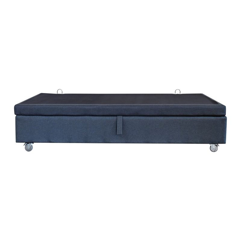 BLOCCARE - Base De Cama Baul 1.5 Plaza Largo 200 cm con rueda Pyton