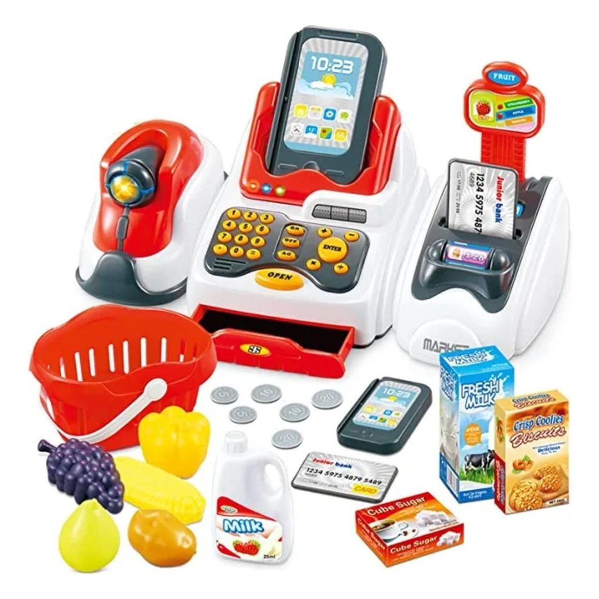 GENERICO - Caja Registradora Infantil Juego Para Cocinita De Juguete