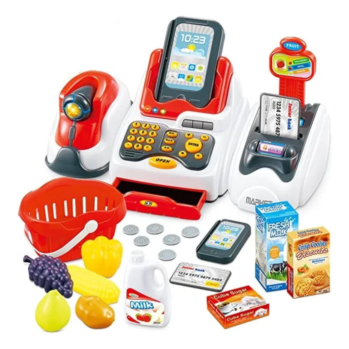 GENERICO - Caja Registradora Infantil Juego Para Cocinita De Juguete