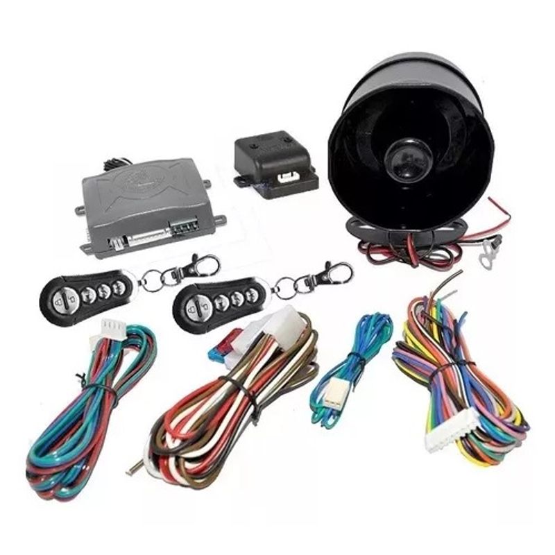 GENERICO - Alarma Auto Sistema Anti Clonacion Seguridad 2 Mandos 213272