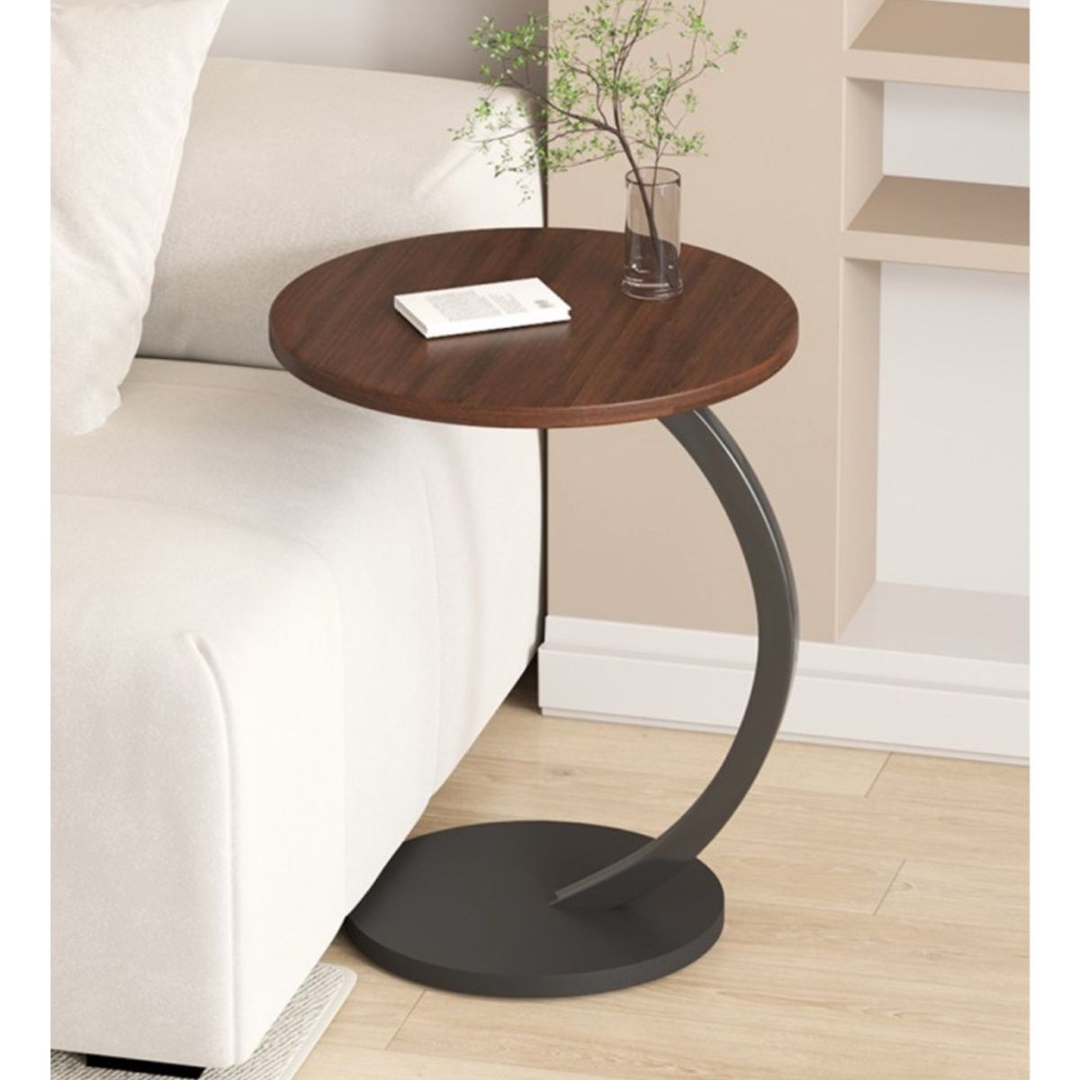 GENERICO - Mesa  Redonda Living Lateral, Mesa Auxiliar Centro Pequeña