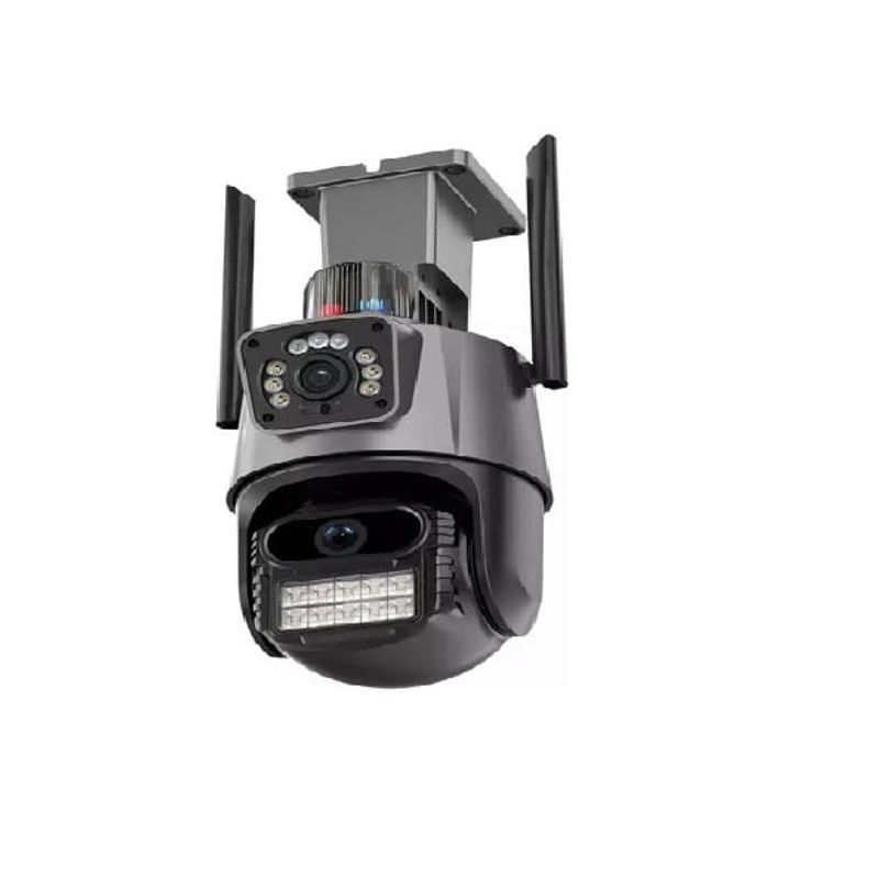 GENERICO - Cámara Vigilancia Wifi Exterior 2k 4mp Doble Lente Alarma 221081