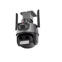 LISM - Cámara Vigilancia Wifi Exterior 2k 4mp Doble Lente Alarma 221081