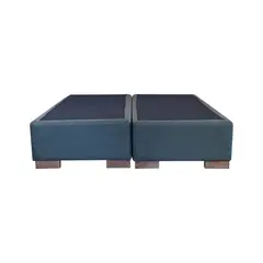 BLOCCARE - Base Cama Baul 2 Plazas Div. largo 190 cm con patas 4.5 cm