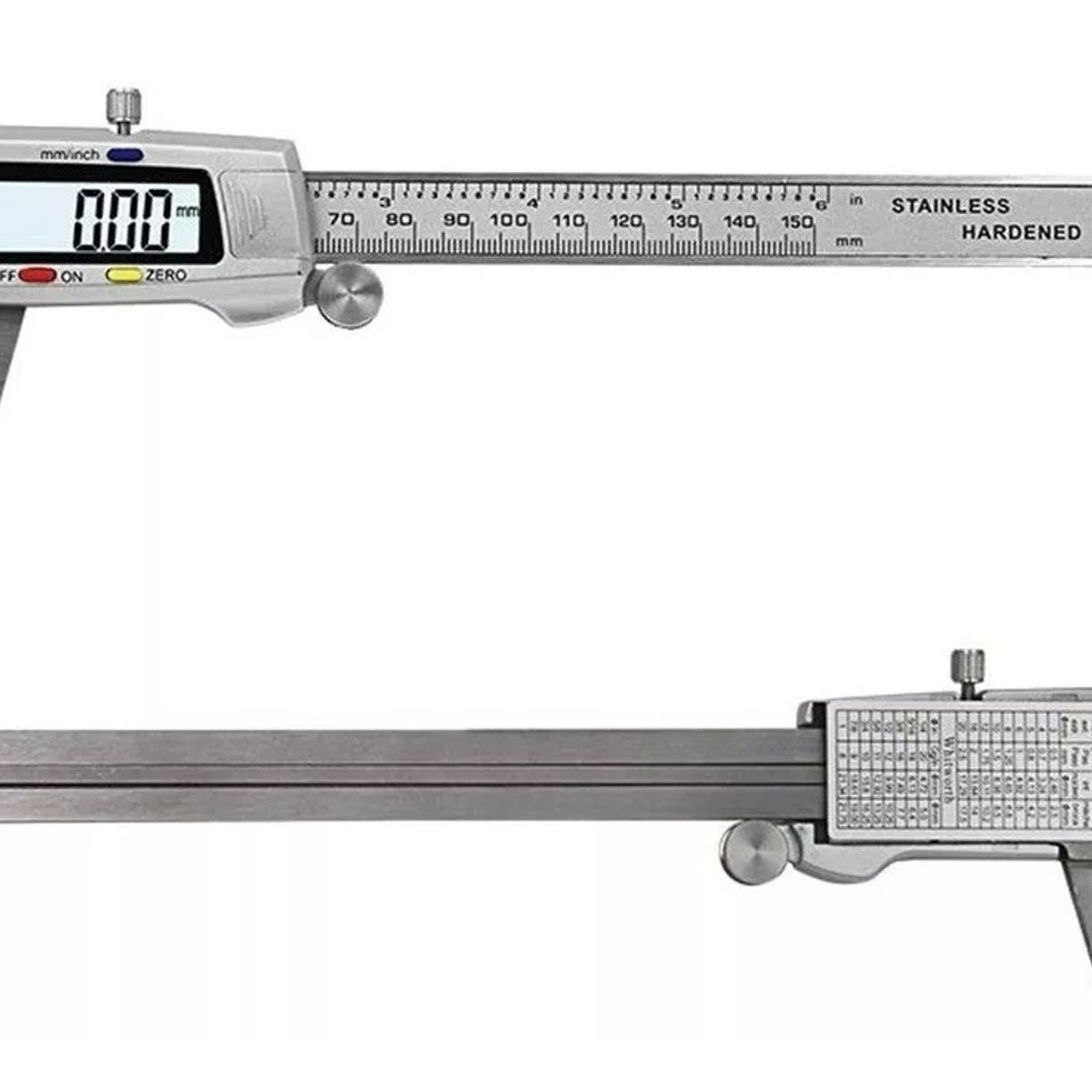 GENERICO - Pie De Metro Digital Acero Inoxidable 0-150mm Calibrador