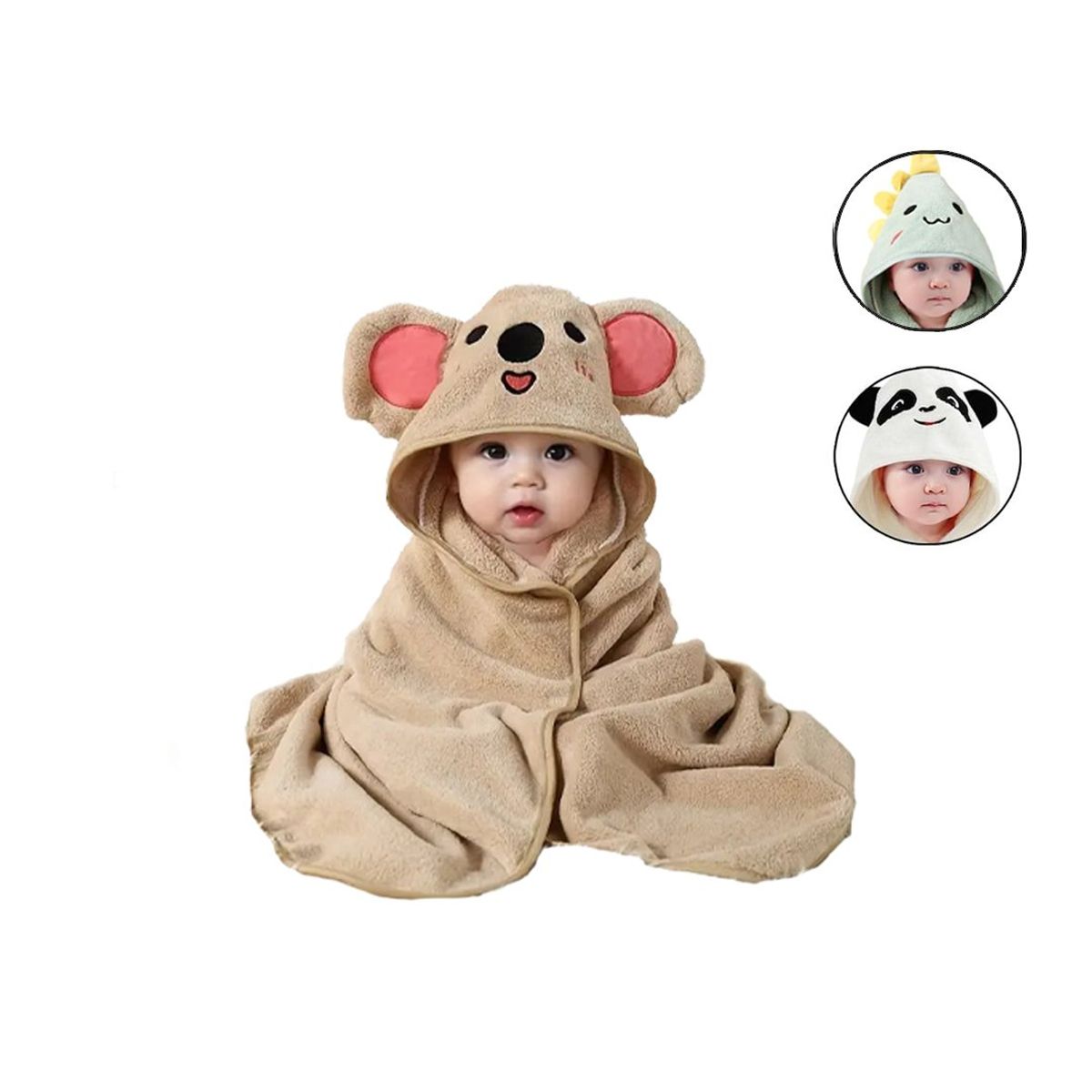 BABYMINE - Toalla Para Bebé Con Capucha Koala - Babymine