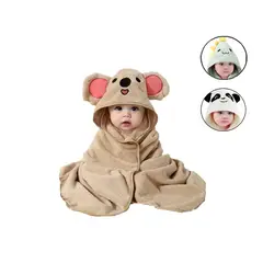BABYMINE - Toalla Para Bebé Con Capucha Koala -