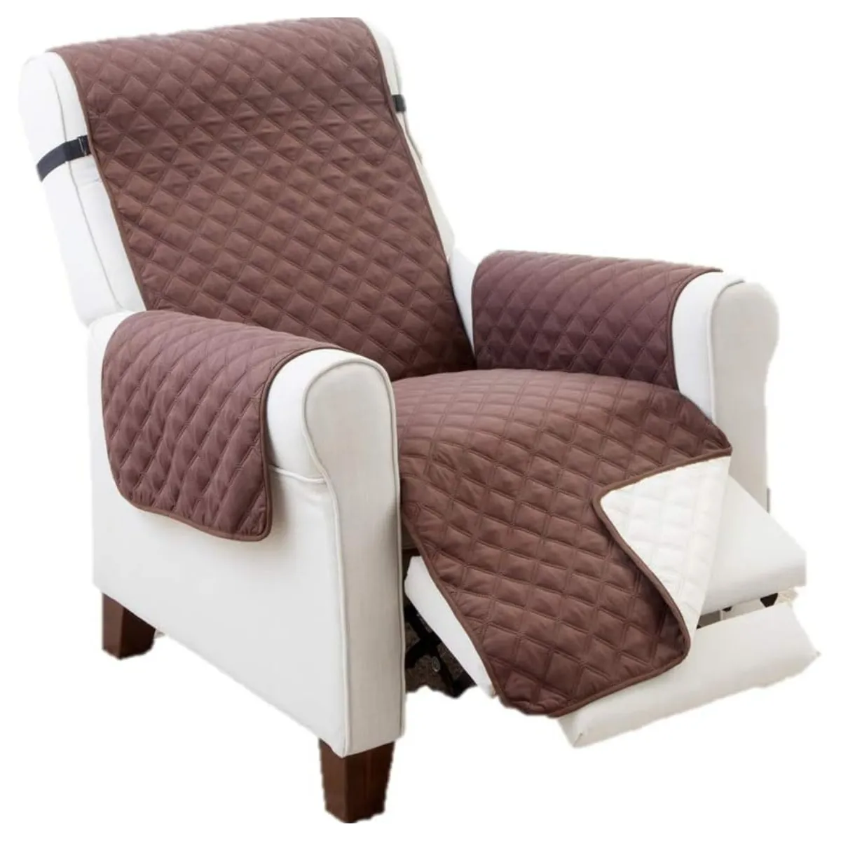 GENERICO - Cubre Sofá de Microfibra Acolchada