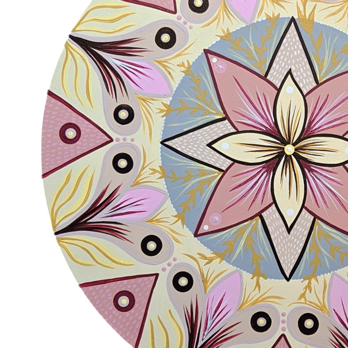 CREA TALLER - Cuadro mandala decorativo de madera