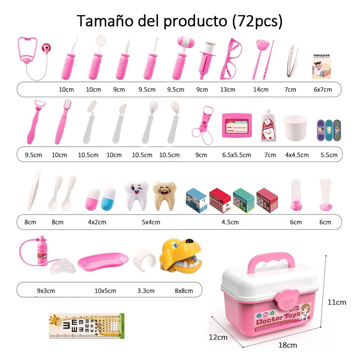 GENERICO - Juegos  Caja Juguetes De Doctor Dentista Para Niños