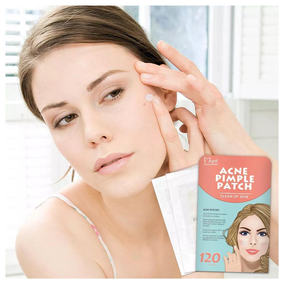 GENERICO - Parches Hidrocoloides Para Acné 120 pcs