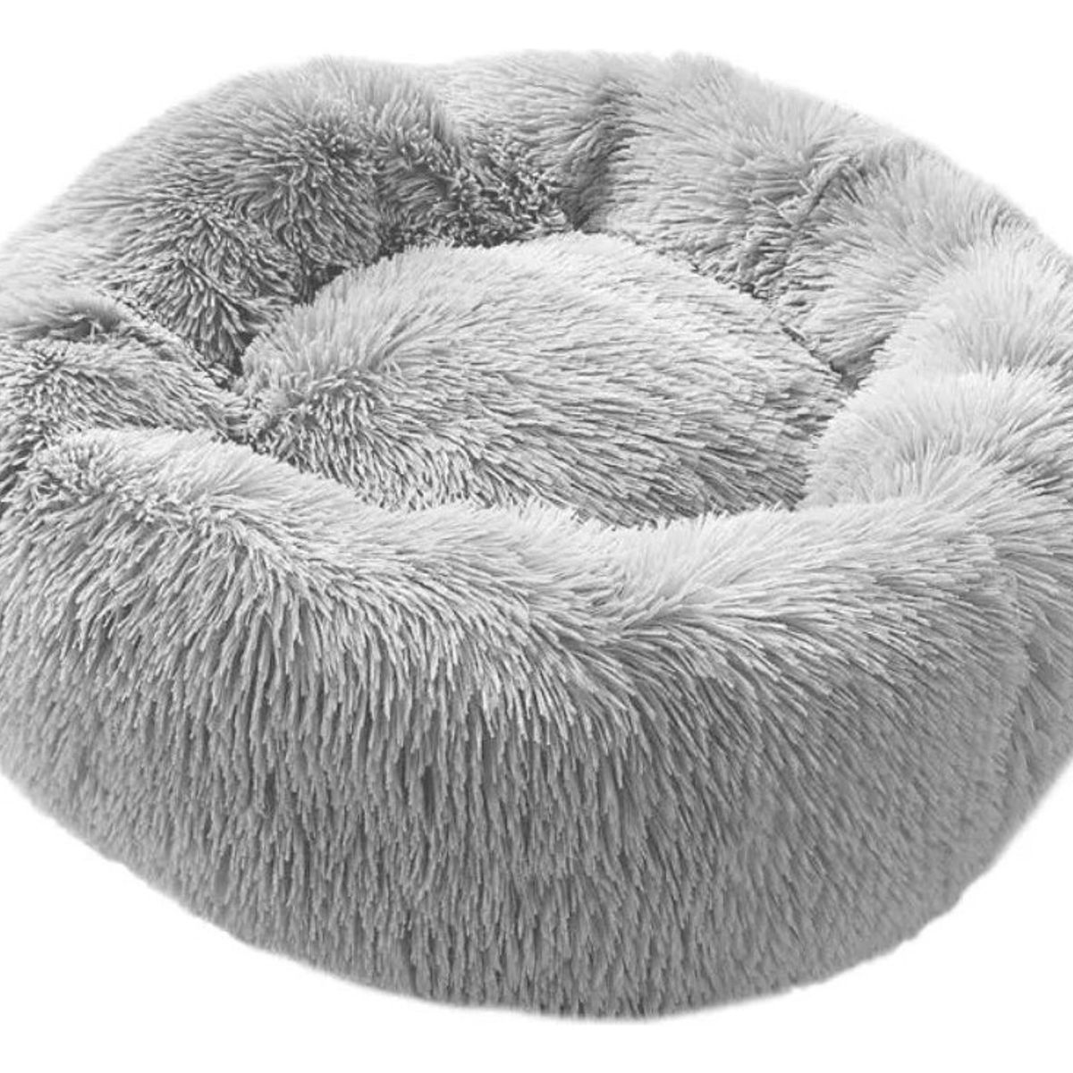 GENERICO - Cama Antiestrés Peluda Para Perros Y Gatos 60 Cm