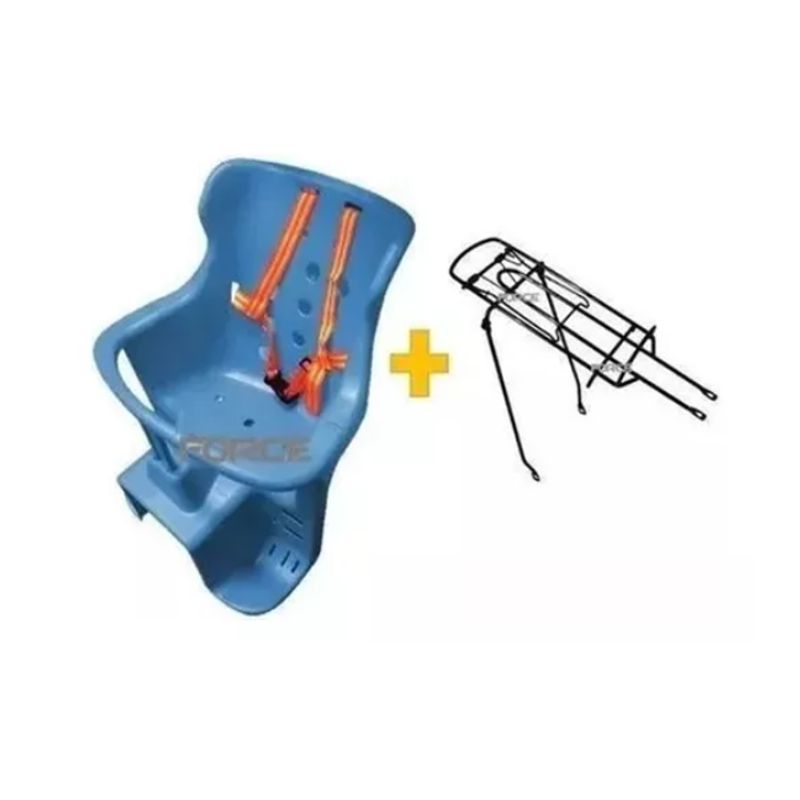 GENERICO - Silla Asiento De Bicicleta Para Bebe Niñosparrilla