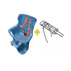 GENERICO - Silla Asiento De Bicicleta Para Bebe Niñosparrilla
