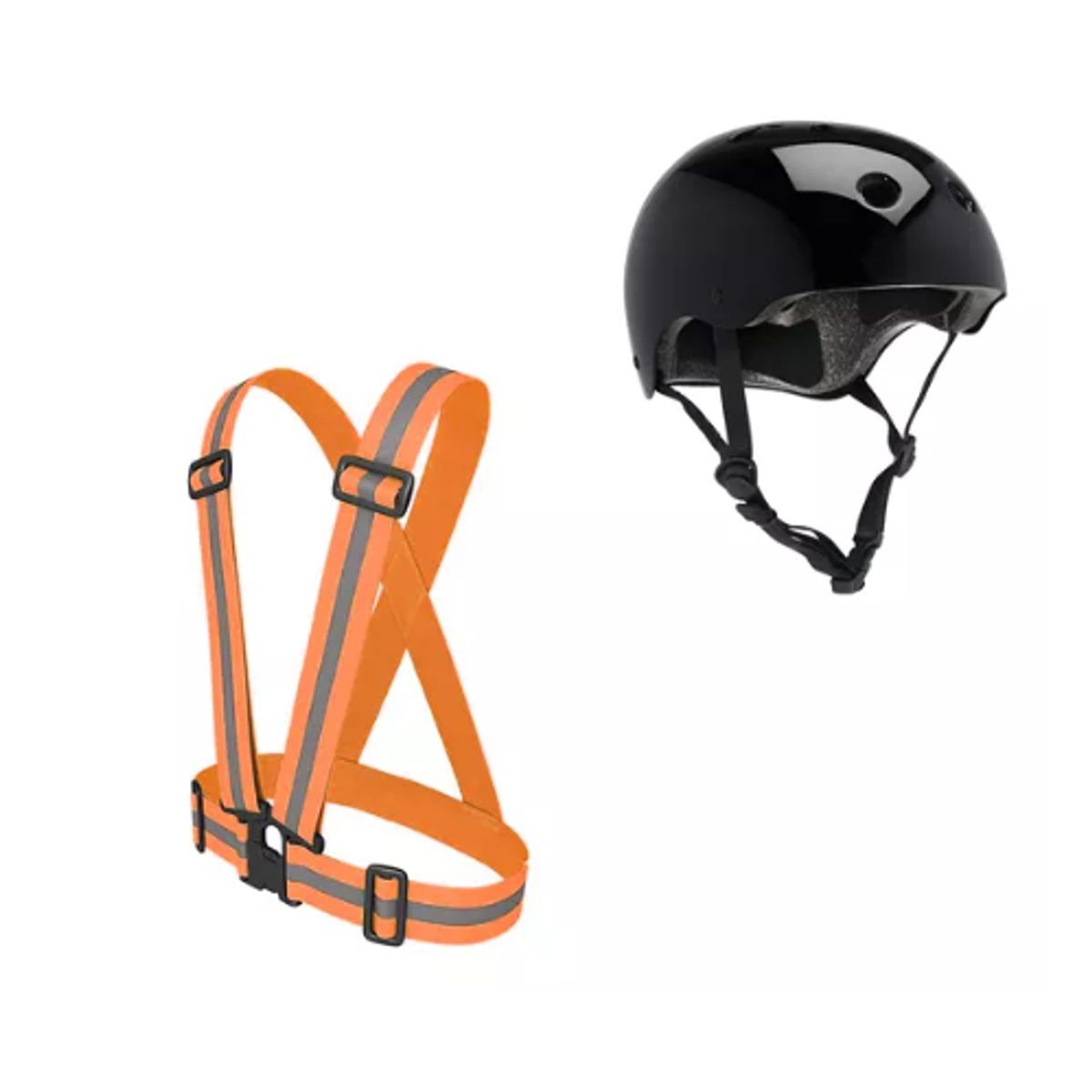 GENERICO - Casco Bicicleta Roller Skate  Arnes Reflectante V