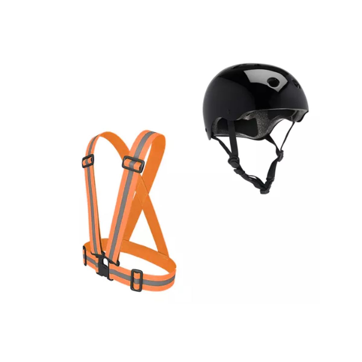 GENERICO - Casco Bicicleta Roller Skate  Arnes Reflectante V