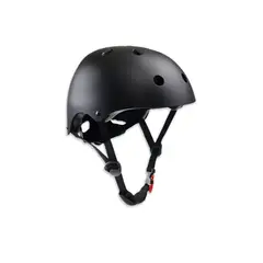 GENERICO - Casco Bicicleta Rollers Skate Negro Opaco