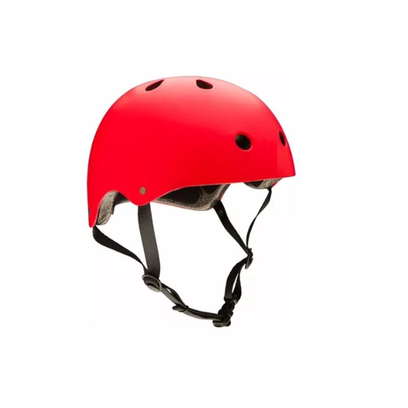 GENERICO - Casco Bicicleta Rollers Skate Rojo opaco