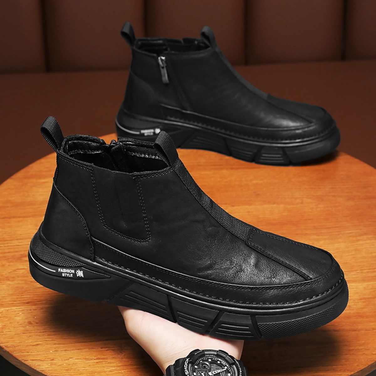 BLWOENS - Zapatillas para hombres Zapatos - Negro