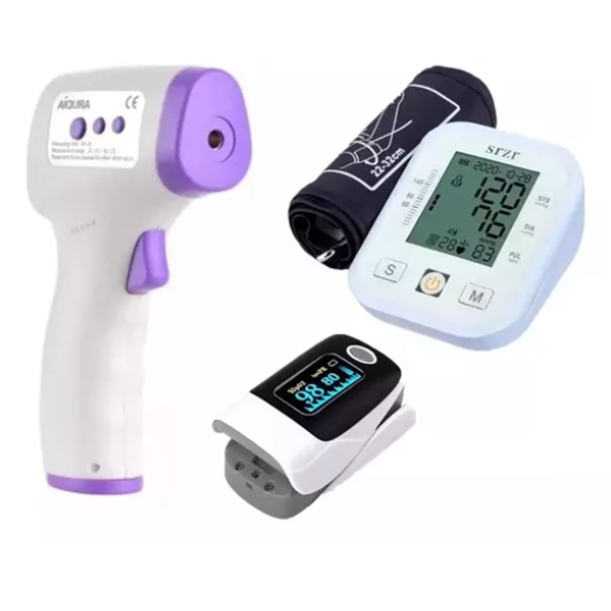 GENERICO - Toma Presion Brazo  Saturometro  Termómetro º2º