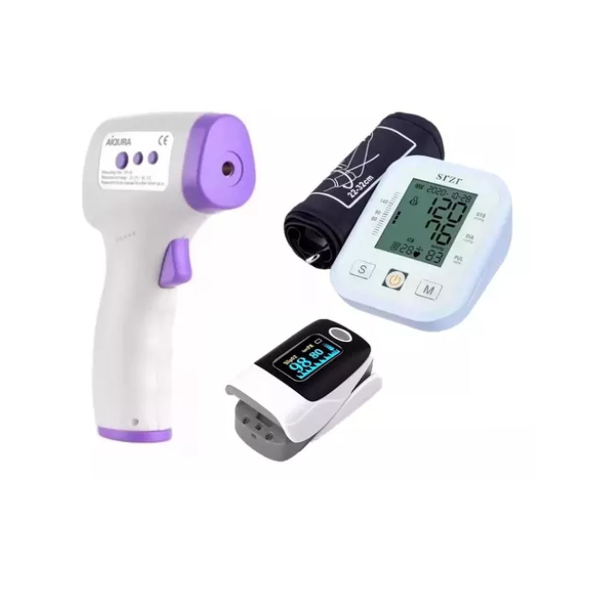 GENERICO - Toma Presion Brazo  Saturometro  Termómetro º2º