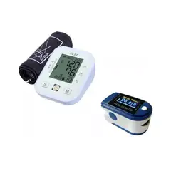 GENERICO - Pack Tensiómetro Toma Presión Oximetro Saturometro