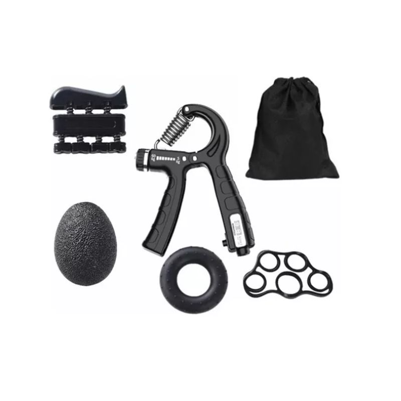 GENERICO - Set Hand Grip Ejercitador Manos Y Antebrazo Fitnics 10-60 Kg