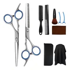 YAYKO - Set Tijera Cortar Pelo Entresacadora Cabello Peluquería