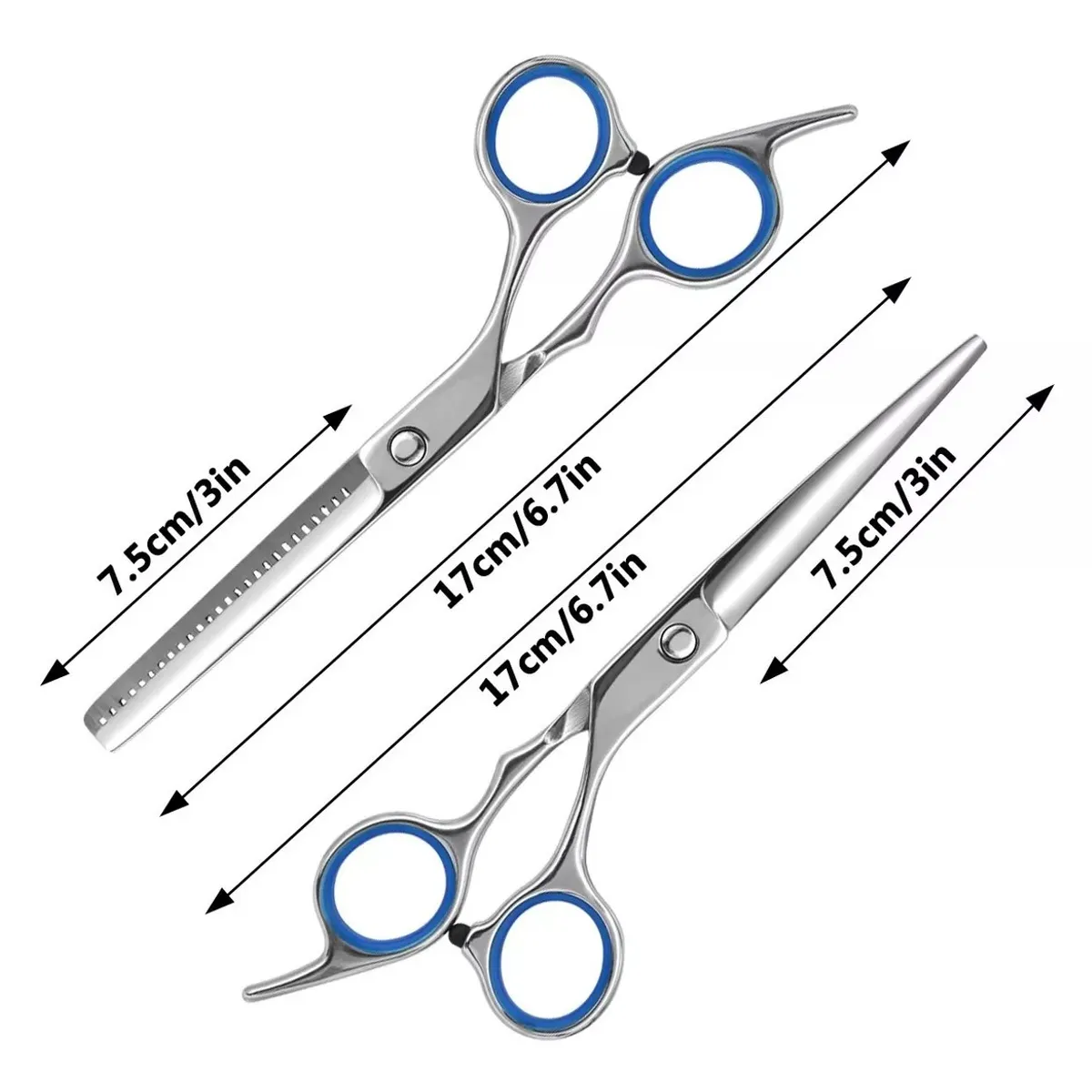 YAYKO - Set Tijera Cortar Pelo Entresacadora Cabello Peluquería