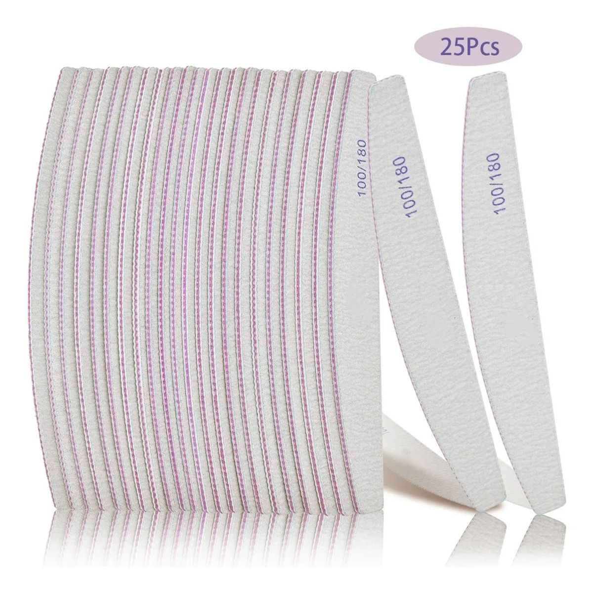 YAYKO - Pack 25 Limas 100/180 Uñas Manicure Pedicure