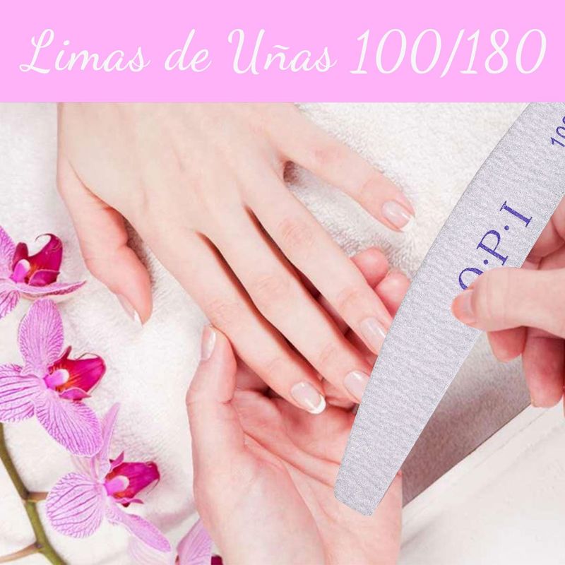 YAYKO - Pack 25 Limas 100/180 Uñas Manicure Pedicure