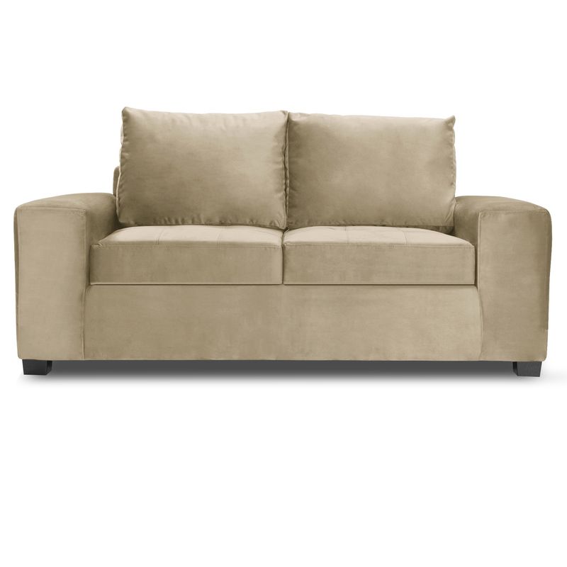 INNOVAMUEBLES - Sofá Senna 2 Cuerpos Felpa Beige