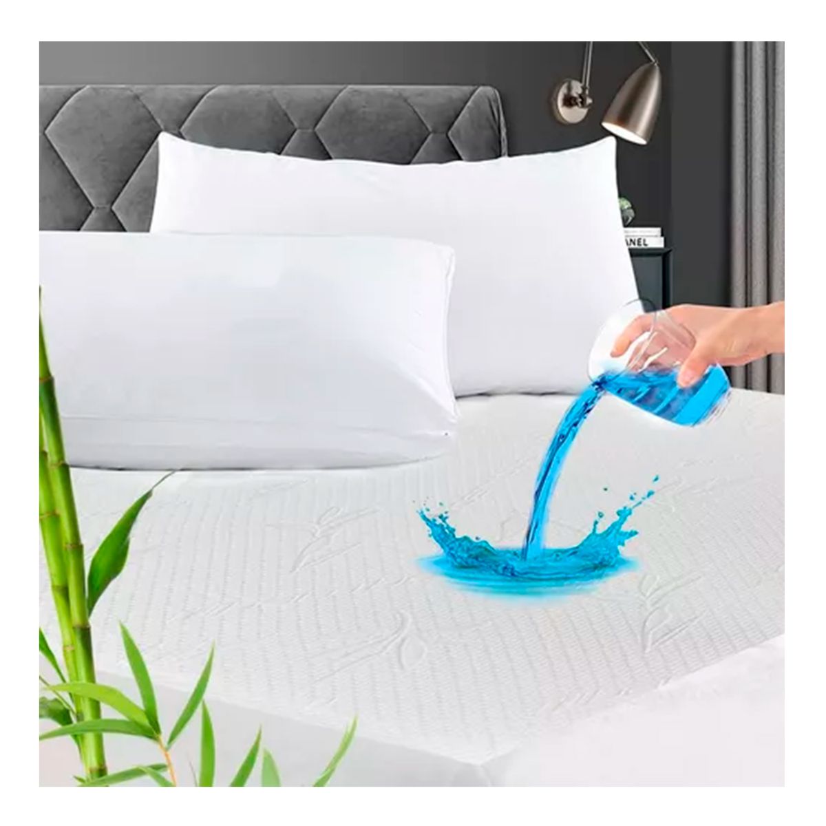 GENERICO - Cubre Colchon Protector Impermeable King 200 x 180