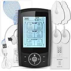 YAYKO - Estimulador Eléctrico Muscular Electrofisico Con 36 Modos