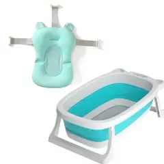 GENERICO - Bañera Tina Plegable Para Bebe + Cojín Calipso