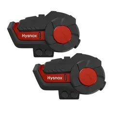 GENERICO - Pack 2 Intercomunicador y BT Radio FM para Casco Hysnox HY-01 1000m