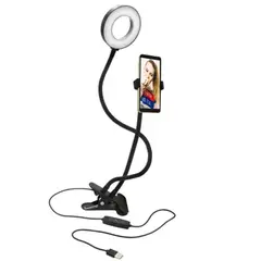 PHILCO - Aro de luz SR134 con soporte de celular