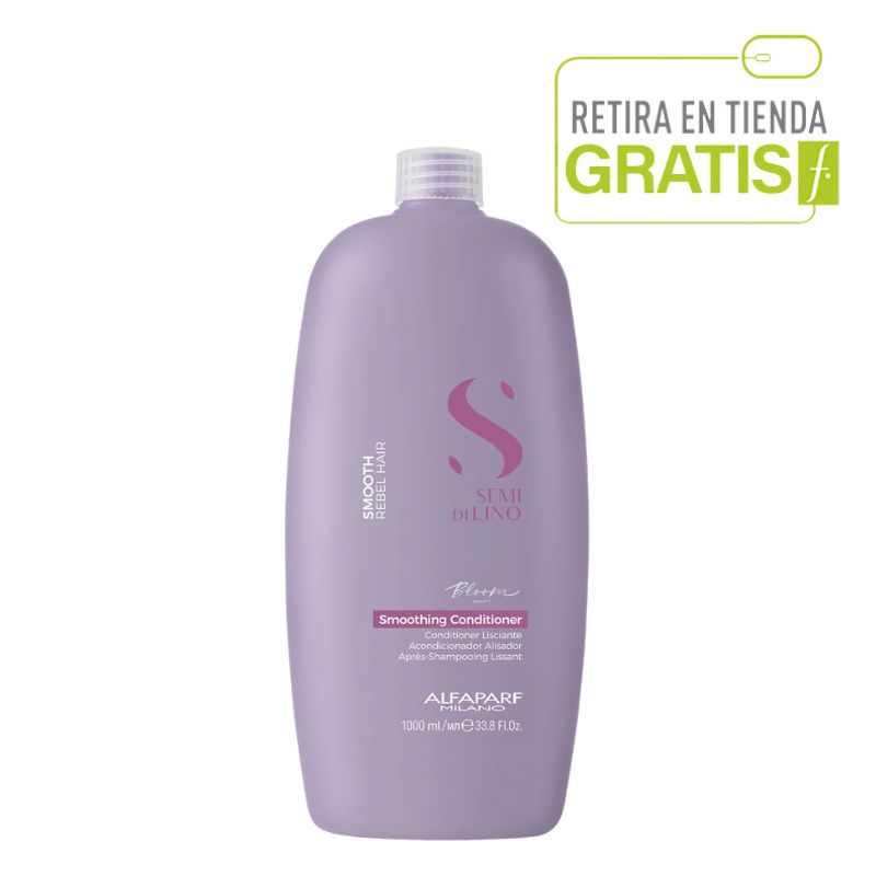 ALFAPARF MILANO - ALFAPARF Acondicionador Alisador Semi Di Lino Smooth 1000ml