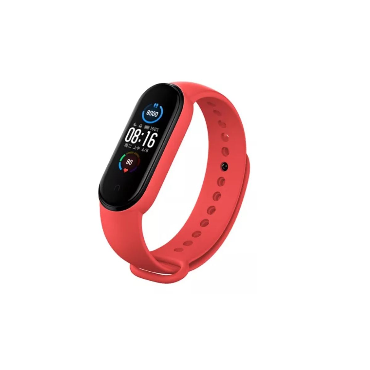GENERICO - Correa De Silicona Para Xiaomi Mi Band 3-ROJO