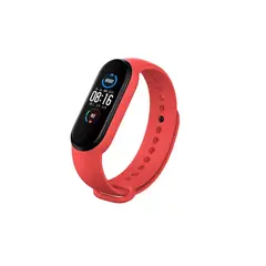 GENERICO - Correa De Silicona Para Xiaomi Mi Band 3-ROJO