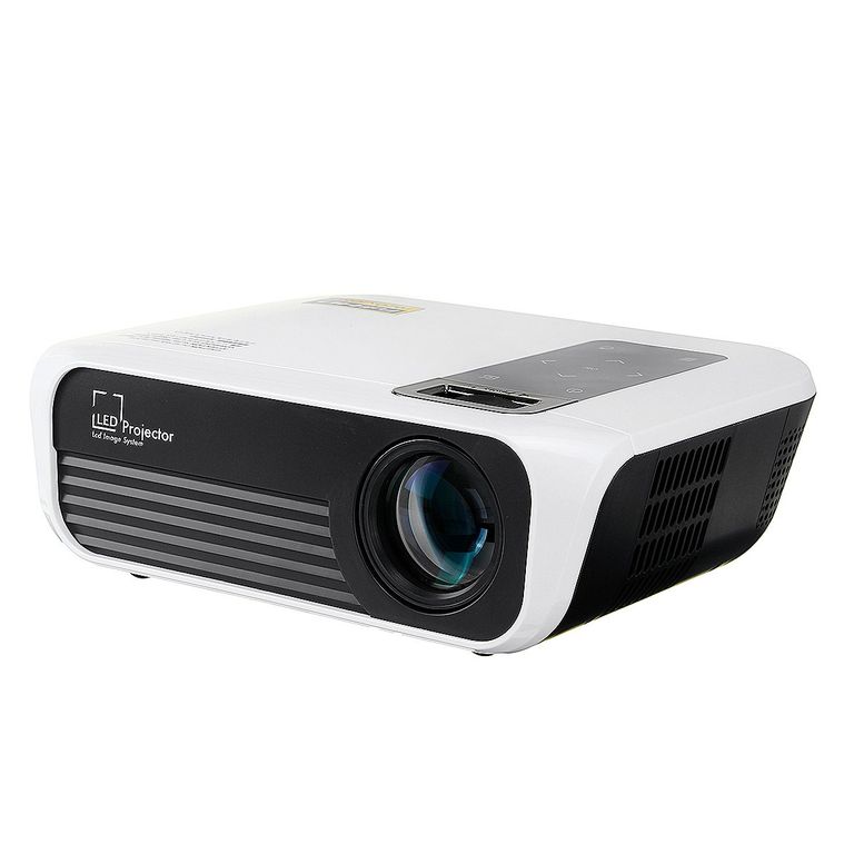 CASTLETEC Proyector Led T8 Wifi Full Hd 1080P 4500 Lm Dlna