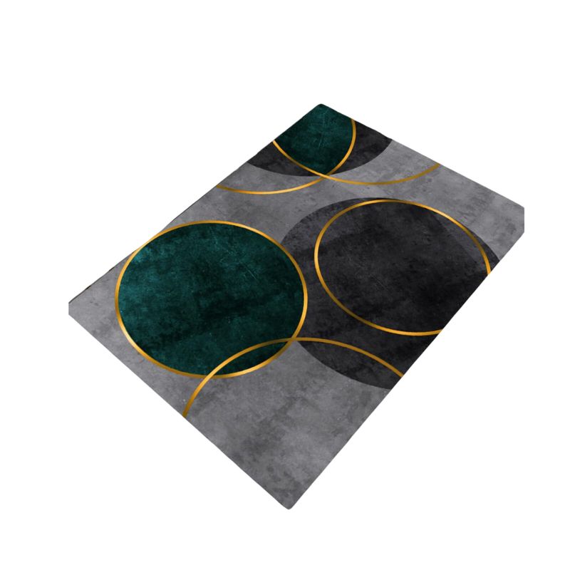 GENERICO - Alfombra Moderna Diseño Geométrico 3D Antideslizante 240x200cm