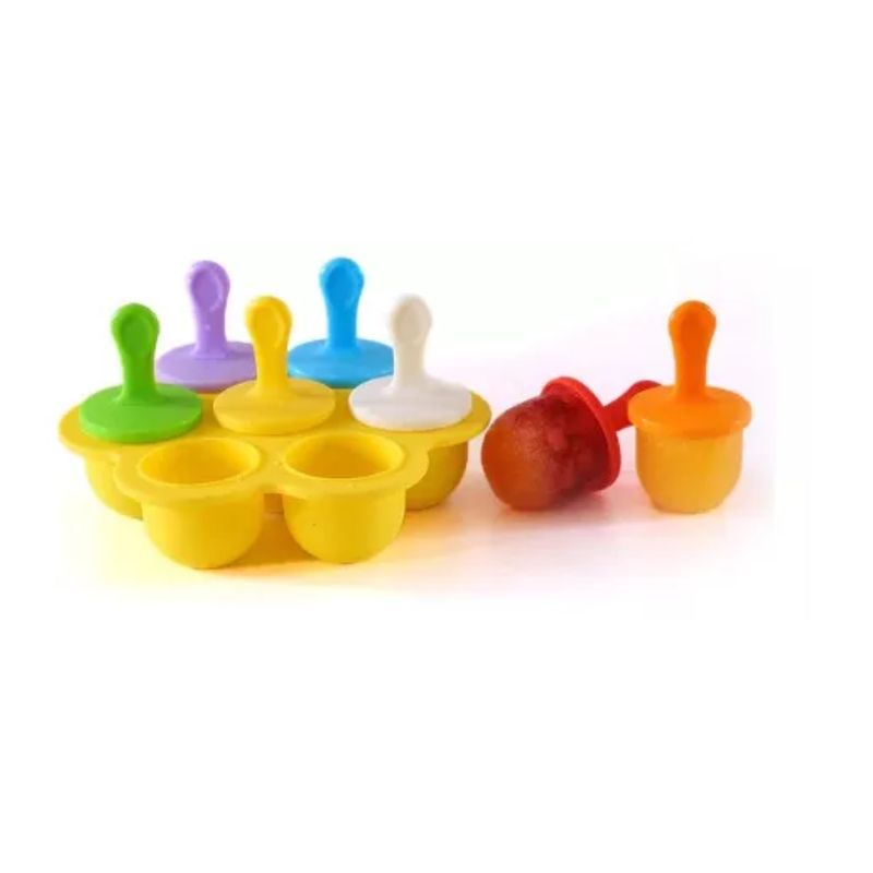 GENERICO - Molde De Silicona Para Hacer Helados De Bebé-AMARILLO