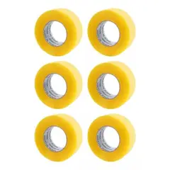 UTILISIMO - Pack 6 Cintas Embalaje Transparente Huincha 4.5 cm x 350 Mts