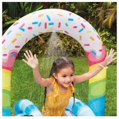 INTEX - Piscina Centro de Juegos Candy Fun con Tobogán