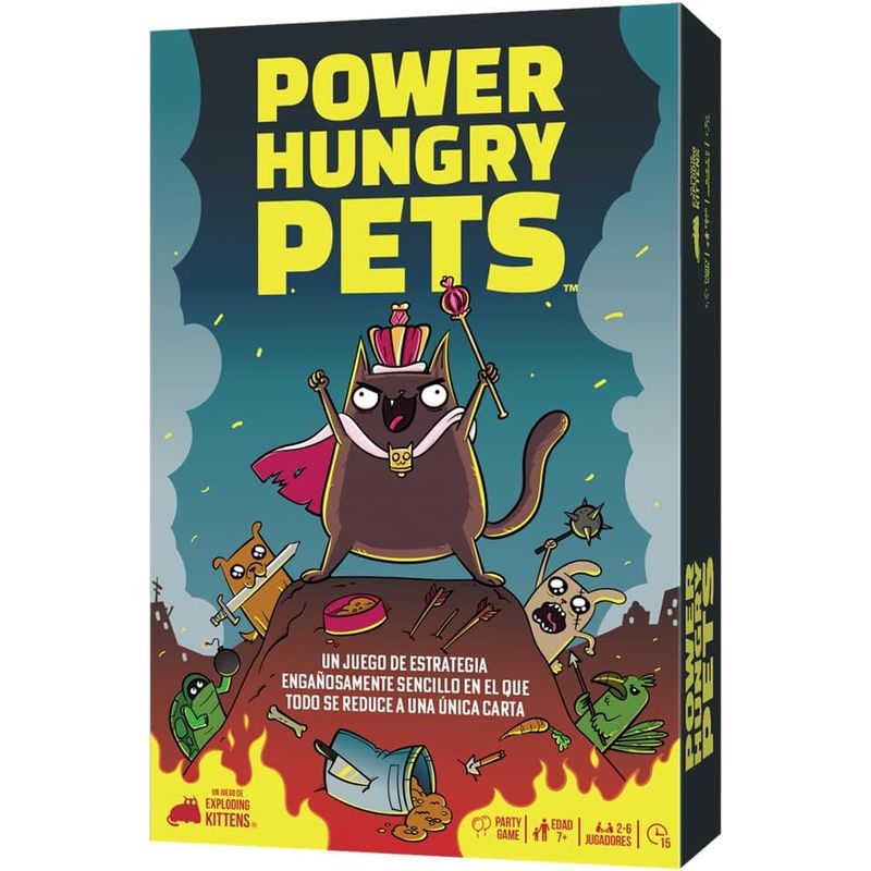 EXPLODING KITTENS - Power Hungry Pets - Español