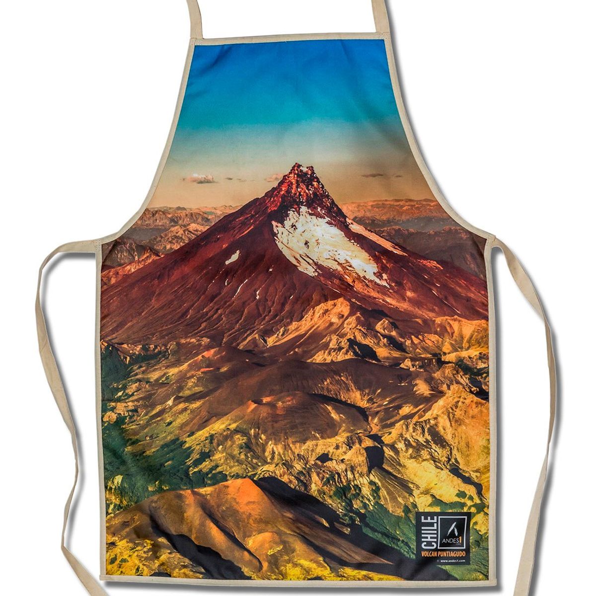 ANDES1 - Delantal De Cocina Puntiagudo