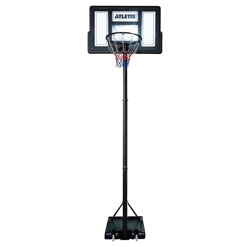 ATLETIS - Aro de Básquetball Atletis Ajustable 1.35 m a 3.05 m Negro
